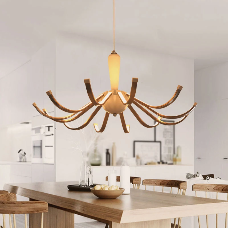 Minimalismo moderno led luces colgantes para comedor cocina barra