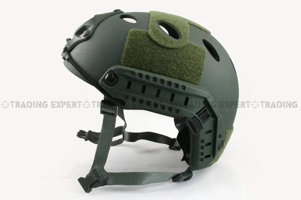 Fast Style Base Jump Helmet Navy Seal Carbon Shell OD Green free ship