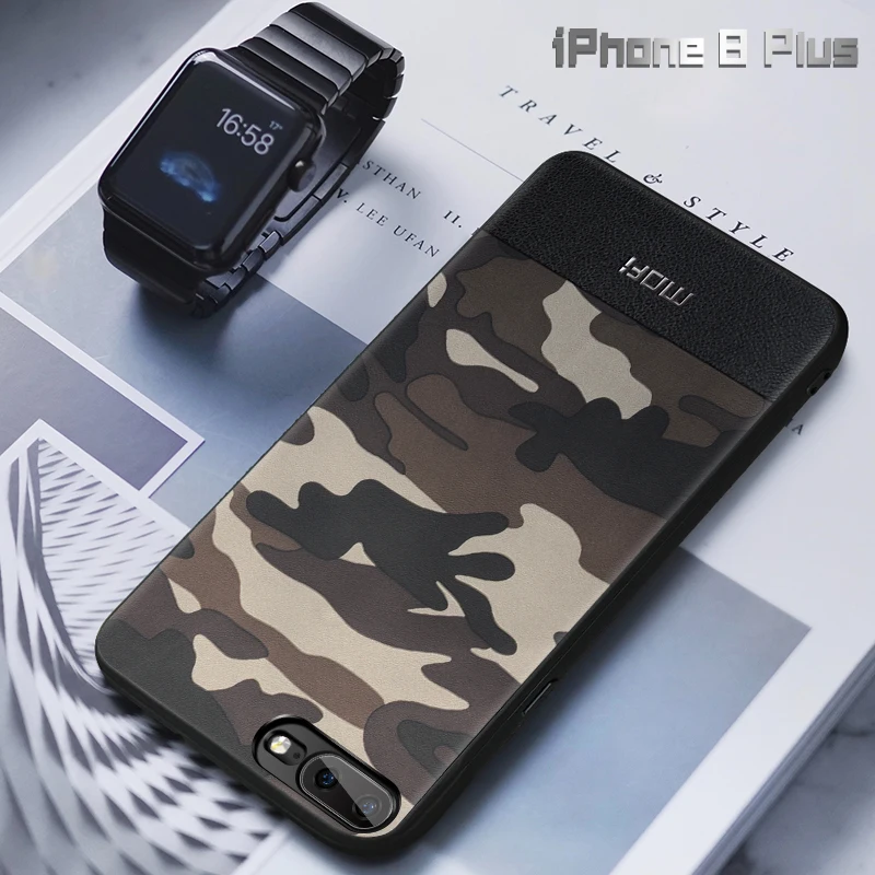 Чехол для iPhone 8 задняя крышка камуфляжные Противоударные Защитные Чехлы