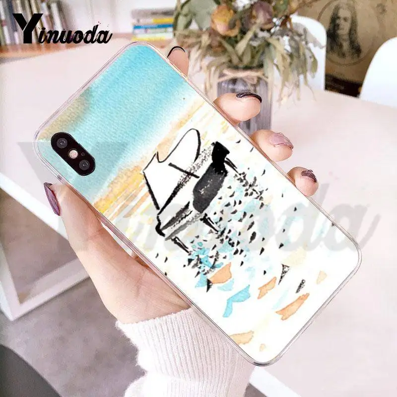 Чехол Yinuoda для iphone 7 6 X прекрасные аксессуары iPhone 8 6S Plus XS XR SE 5C XR|Бамперы| |