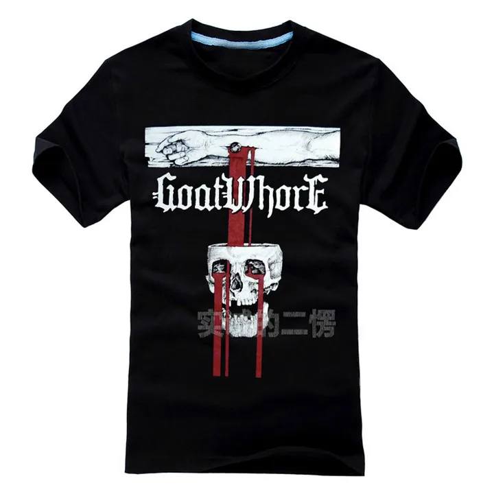 6 designs Harajuku Goatwhore Rock Brand shirt 3D Skull mma fitness Hardrock heavy Dark Metal Punk 100%Cotton skateboard hip hop - Цвет: 3