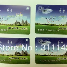 Fedex Пользовательские ПВХ печать визиток 1000 шт./лот