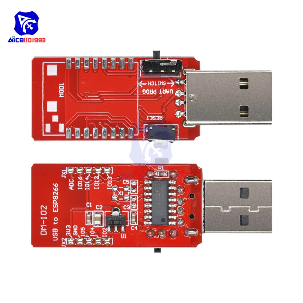 USB к ESP8266 ESP-07 модуль Wi-Fi Встроенная антенна к ttl модуль драйвера CH340G модуль беспроводной макетной платы для Arduino