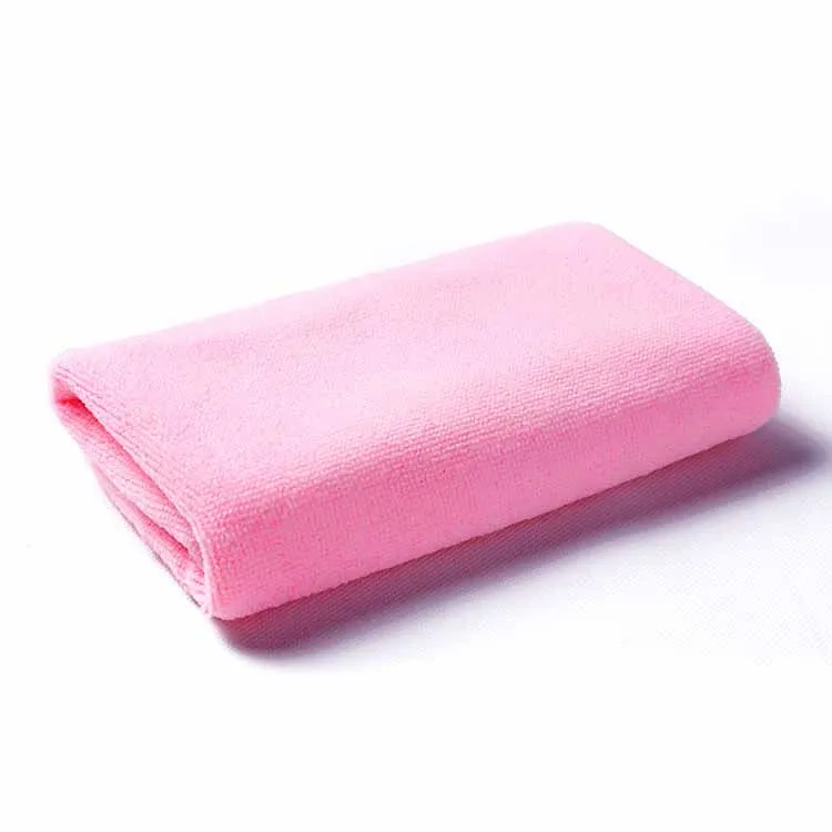 1pcs 30*70cm Miicrofiber Fabric Soft Towel Hand Bathroom Room Car Cleaning Towels badlaken toalla Toallas Mano Gift 42008 - Цвет: Light Pink