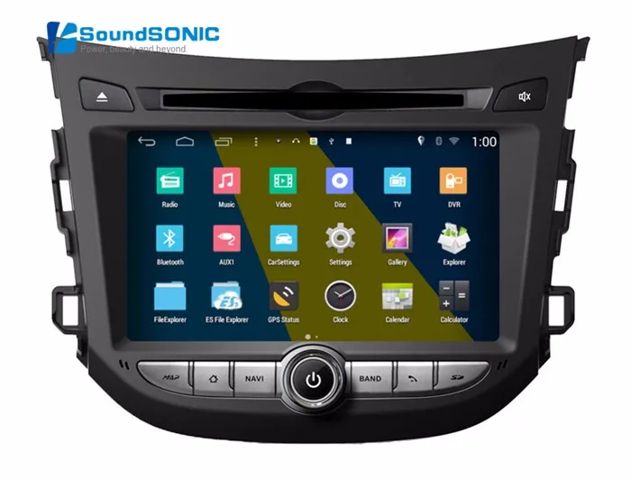 Flash Deal Android 4.4.4 For Hyundai HB20 Autoradio Car DVD GPS Navigation Navigator HeadUnit Android Auto Radio Stereo Central Multimedia 5