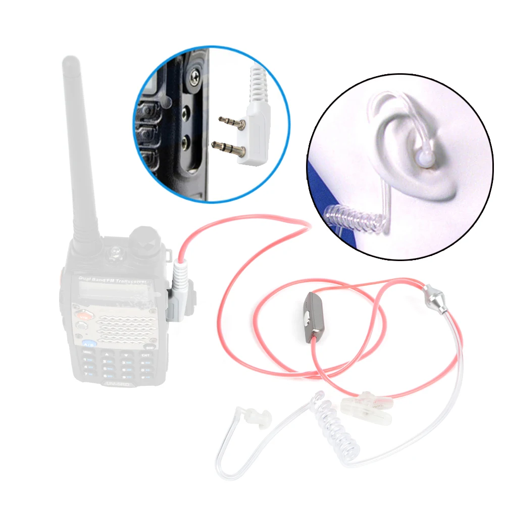 5pcs HYS NA H04W B ham radio Earpiece Two Way Radio earphone high