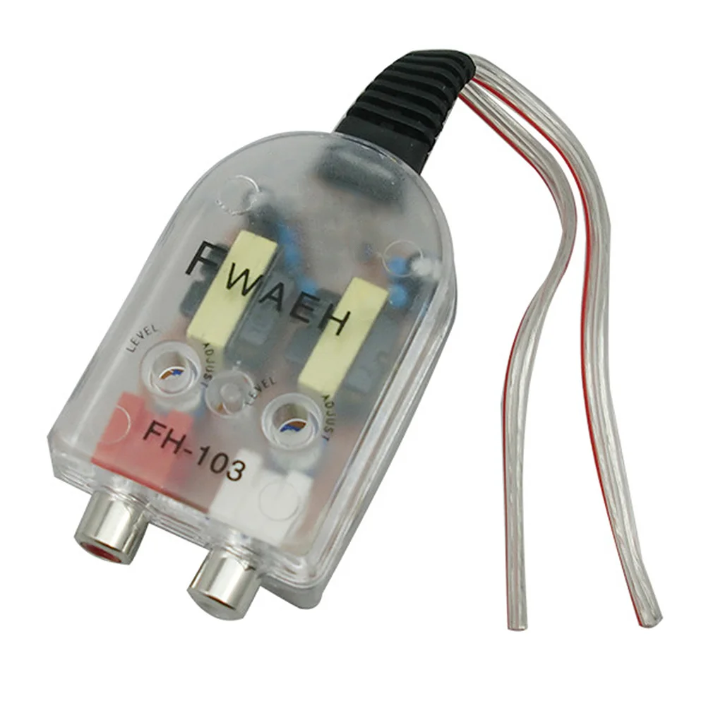 

Car Stero Radio Speaker High To Low RCA Line Audio Impedance Converter