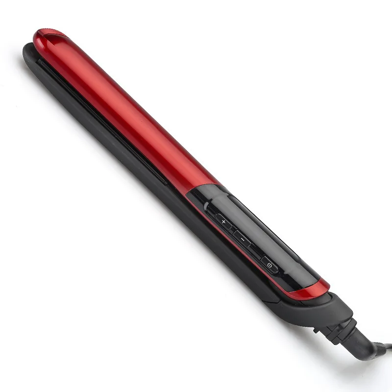 Горячая Распродажа цифровой Дисплей 2-в-1 выпрямитель для волос Керамика Электрический прямые волосы температурный контроль