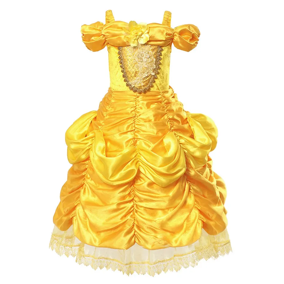 Girls Belle Costume (1)