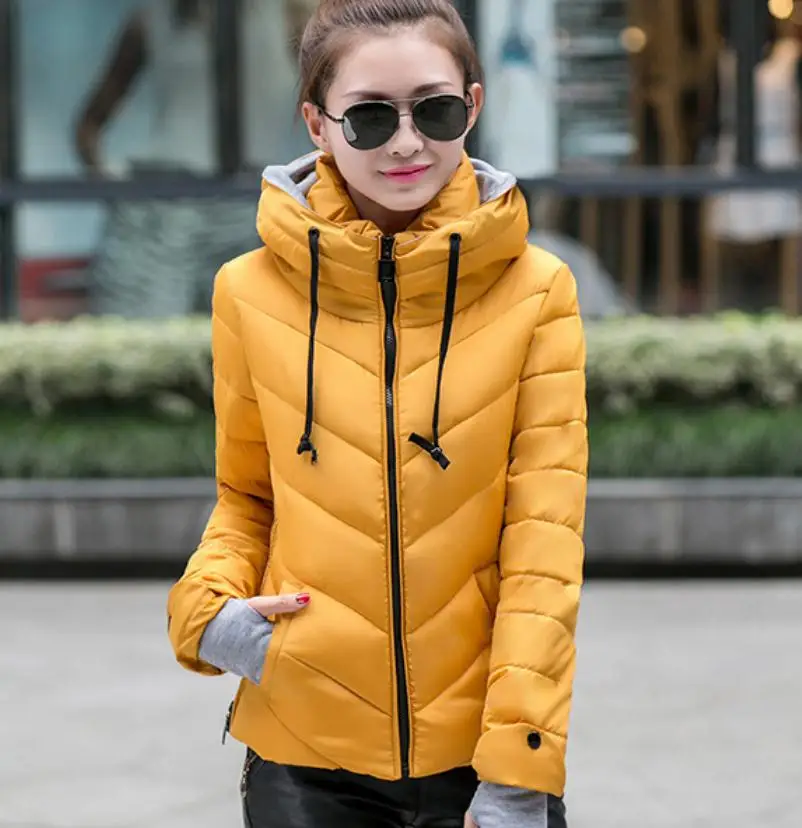 winter jacket font b women b font gloves wadded jacket female 2016 fashion down cotton jacket