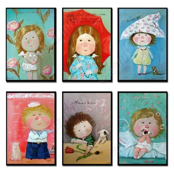 

Diamond Painting Cartoon Girl Mosaic Pattern 5D DIY Diamond Painting Full Square / Round Drill Cross Stitch Diamond Embroidery