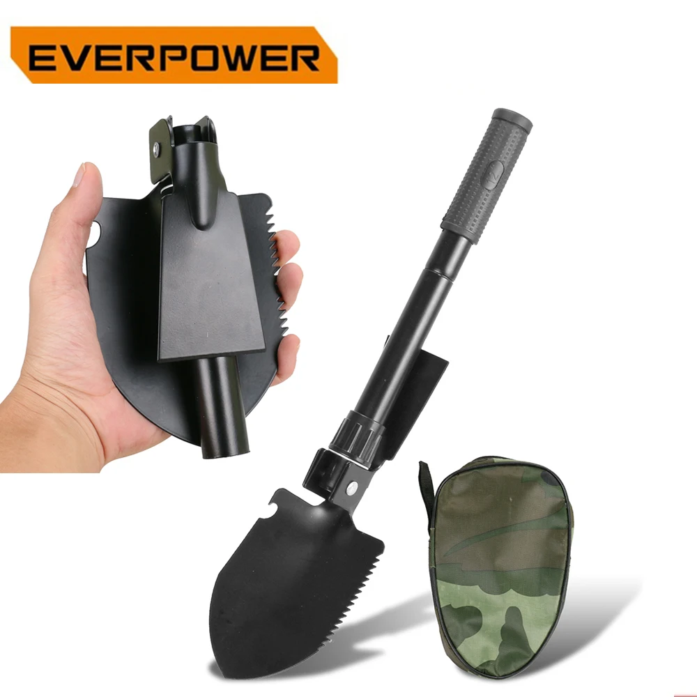 

Everpower Mini Survival Gear 2 in 1 folding Hoe and Shovel Outdoor Entrenching Folding Tool for Camping Backpacking Hiking Car