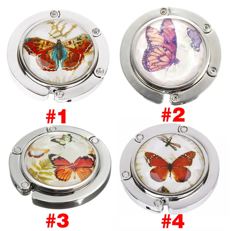 

Foldable Metal Butterfly Purse Bag Hanger Handbag Table Hook MUG88
