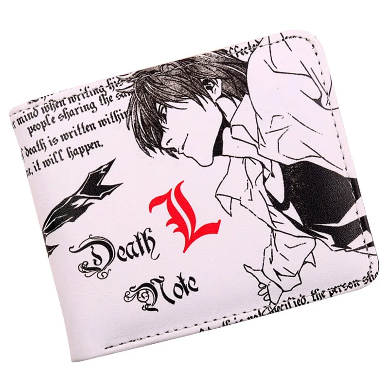 Мужской кошелек с рисунком из аниме Death Note|wallet bifold|pattern pursepurse clutch |