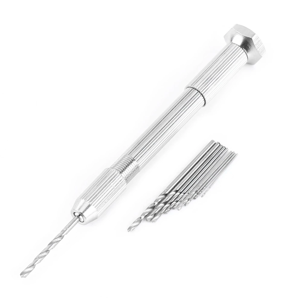 Drill Bit Set,25Pcs Aluminum Alloy Manual Drilling and reaming Drill bit,Replacement Drill Accessories,for Hand Twisted Drill Model Making Wood Drill Bit Set,25Pcs Aluminum Alloy Manual Drilling and reaming Drill bit,Replacement Drill Accessories,for Hand Twisted Drill Model Making Wood