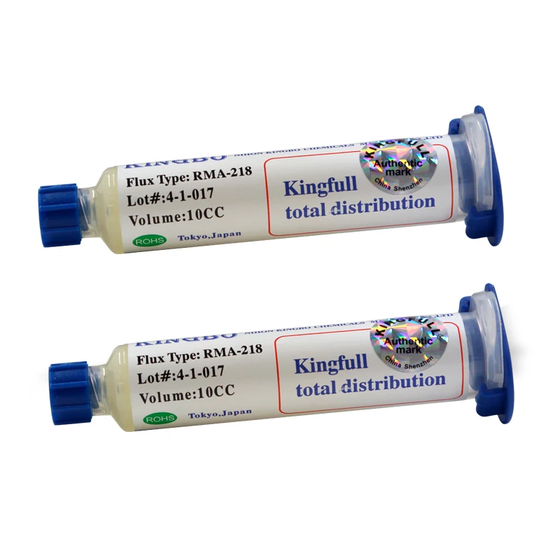 Паяльная паста KINGBO RMA 218 10cc/паяльная BGA Flux для паяльной станции паяльная 2
