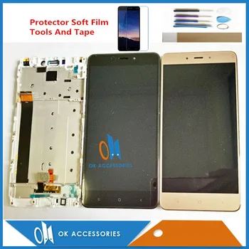 

Black White Gold Color CPU : MTK Helio X20 For Xiaomi Redmi Note 4 Note4 LCD Display+Touch Screen With Frame With Kits