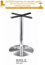 Fashion stainless steel cocktail table base E19