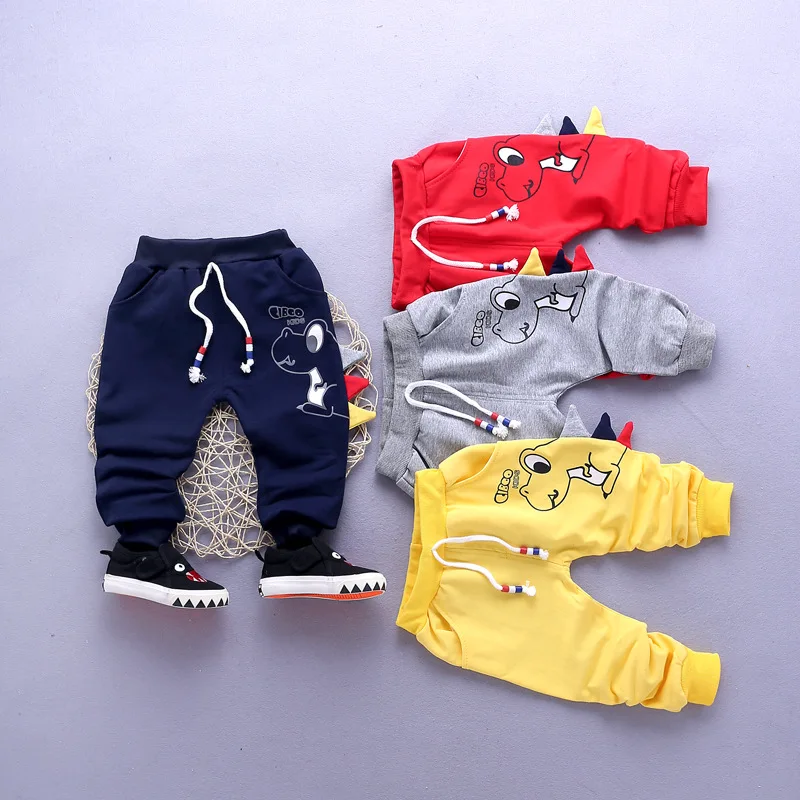 

2019 New Summer Leisure 1-4 Year Old Baby Cartoon Animal Sports Children Trend Pants Multi-color Options Ruffle Pants