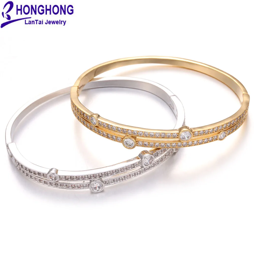 HONGHONG High Quality Zirconia bangles For women luxury bangle bangle