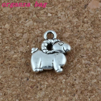 

Sheep Charms Pendants 100Pcs/lot 12x14.5mm Zinc alloy Fashion Jewelry DIY Fit Bracelets Necklace Earrings A-227