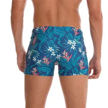 Быстросохнущие мужские пляжные шорты плавательные пляжные шорты с цветочным принтом для серфинга Плавки Новинка#4A22