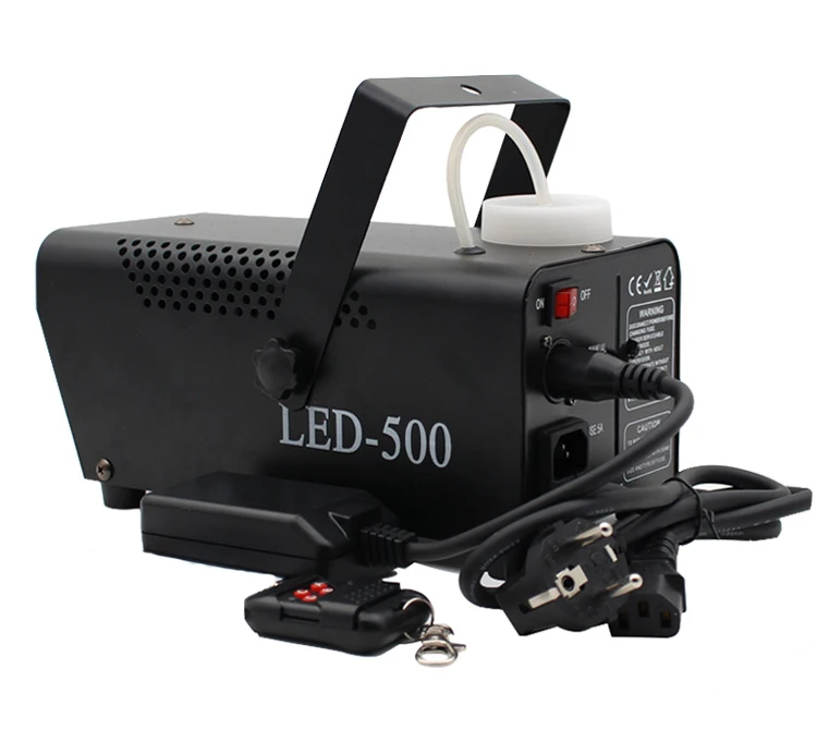 colorful fog machine 500W remote control  disco wedding fogger machine stage projector for home DJ smoke machine (12)