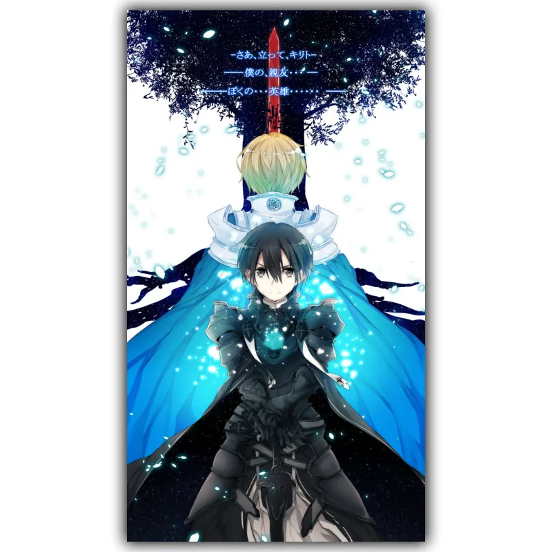 Sword Art Online Poster Popular Classic Japanese Anime Home Decor Silk Poster Picture Print Wall Decor 30x53cm 50x89cm Sword Art Online Poster Popular Classic Japanese Anime Home Decor Silk Poster Picture Print Wall Decor 30x53cm 50x89cm