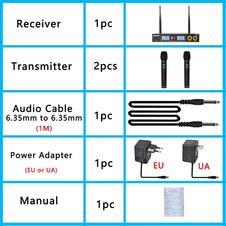 FB-U09 41  Wireless Microphones