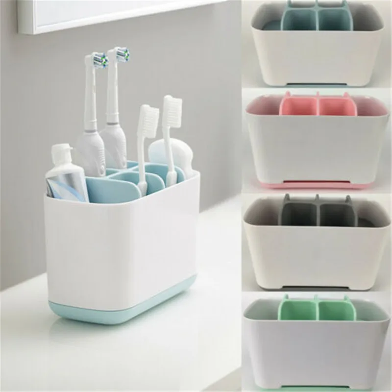 

Electric Toothbrush Storage Box Rack Toothpaste Holder Bathroom Simple Organizer