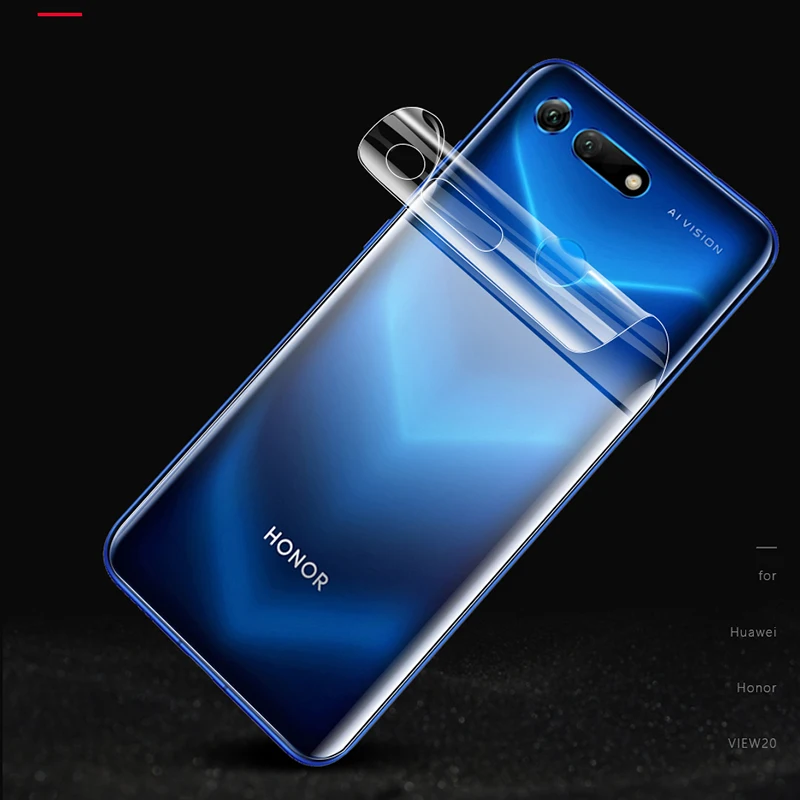 CHYI 3D изогнутая пленка для Honor View 20 Защитная пленка для экрана полное покрытие для huawei Honor V20 нано Гидрогелевая пленка не закаленное стекло