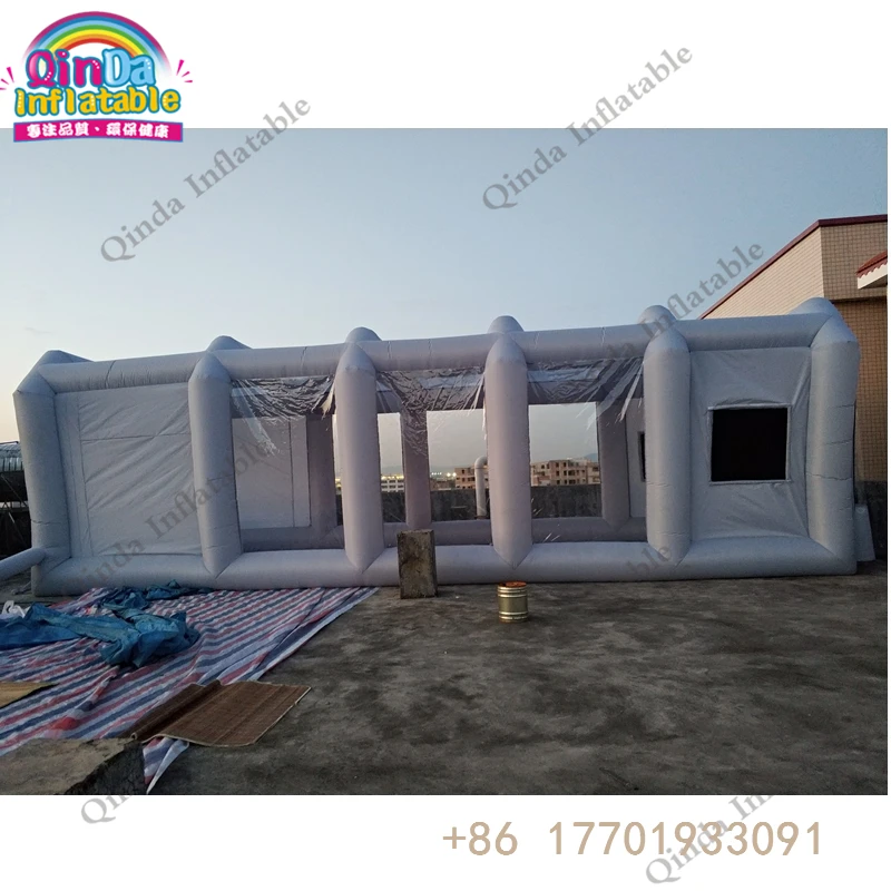 Cabina Di Verniciatura Gonfiabile 600D Oxford + Pvc, Cabina Di Verniciatura Portatile Per Cabina Insonorizzata Per Vernice Auto