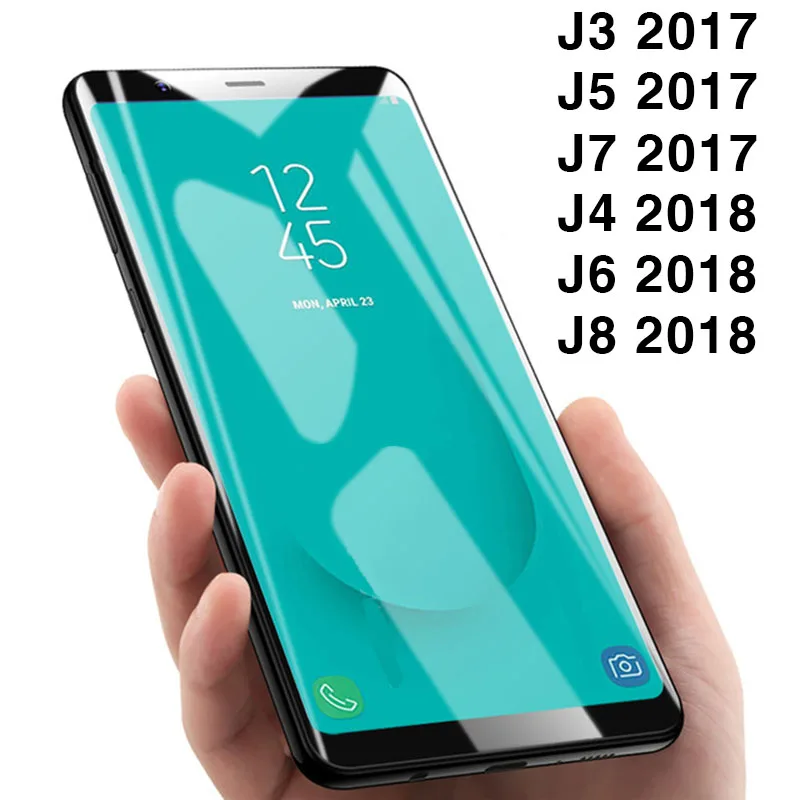 5d Защитное стекло для Samsung Galaxy J3 J5 J7 2017 года J4 J6 J8 2018 закаленное на J 3 5 7 4 6 8 3j 5j 7j 4j 6j 8j