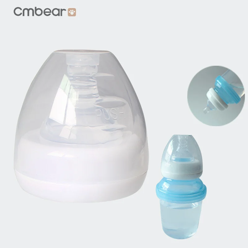 Многоразовые бутылки для хранения грудного молока 4 шт CMbear с интерфейсом и Bipple BPA