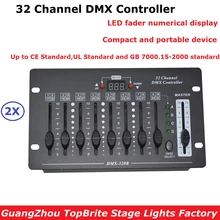 2 Unit 32 Channel DMX Lighting Controller DMX 512 DJ Disco DMX Console Equipments For Stage Party Wedding Events Lighting Shows 2 Unit 32 Channel DMX Lighting Controller DMX 512 DJ Disco DMX Console Equipments For Stage Party Wedding Events Lighting Shows