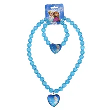 2018 new Baby Girls jewelry necklace Elsa anna hello kitty Children beads accessories princess new style Elsa pendant necklace