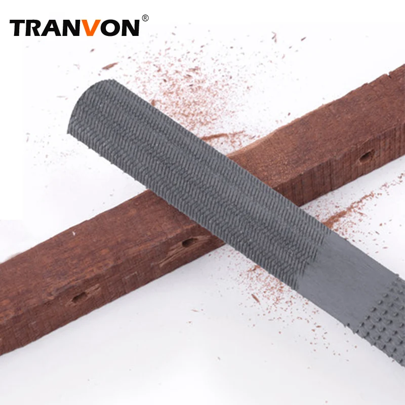 

4-in-1 Carbon Steel Rasp File Carpentry For Woodworking Square Flat Half Round Filling Needle Microtech Wood Carving Files