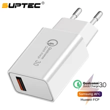 SUPTEC USB зарядное устройство супер быстрая зарядка для iPhone X 8 Xiaomi Quick Charge 3,0 зарядное устройство для мобильного телефона адаптер для samsung S9 huawei
