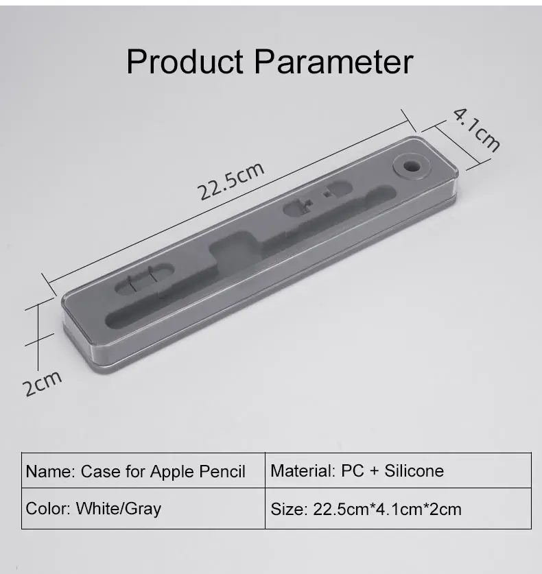 Чехол Liboer и подставка для Apple iPad Pro Pencil, жесткая защитная коробка, премиум-силикон, пластиковый корпус(продается только чехол