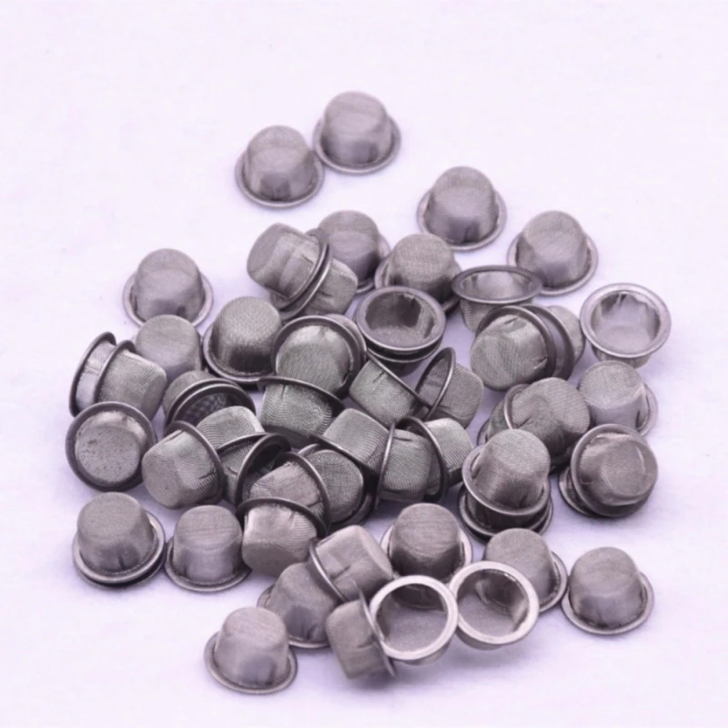 5-20pcs Stainless Steel Metal Filters for Quartz Crystal Smoking Pipe Filter 