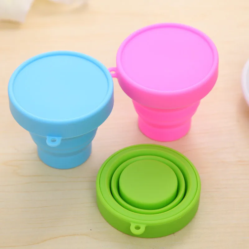 

Silicone Folding Portable Travel Outdoor Sports Retractable Cups Toothbrush Toothpaste Holder Gargles Cups Bathroom Supplies
