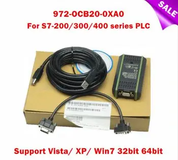 

100% NEW 972-OCB20-0XA0 6ES7 972-0CB20-0XA0 PC Adapter USB PLC Programming Cable For S7-200/300/400 PPI/MPI/DP With English CD
