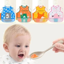 Детский фартук с нагрудником; одежда без рукавов из водонепроницаемого материала EVA; детские нагрудники с карманами для кормления; детские нагрудники без рукавов