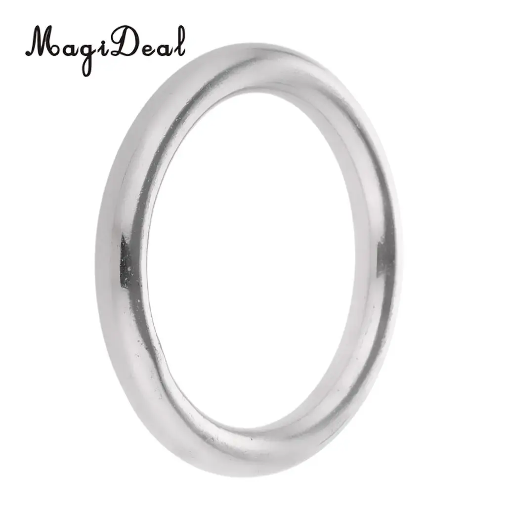 MagiDeal Heavy Duty 1Pc Boat Marine 304 Stainless Steel Polished O Ring Smooth Welded Tool for Marine Diving Luggage&Bags Supply