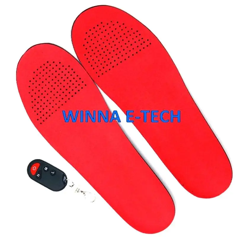 Winter Electric Heating Insoles 2300mAh With Remote Control Shoes Boots