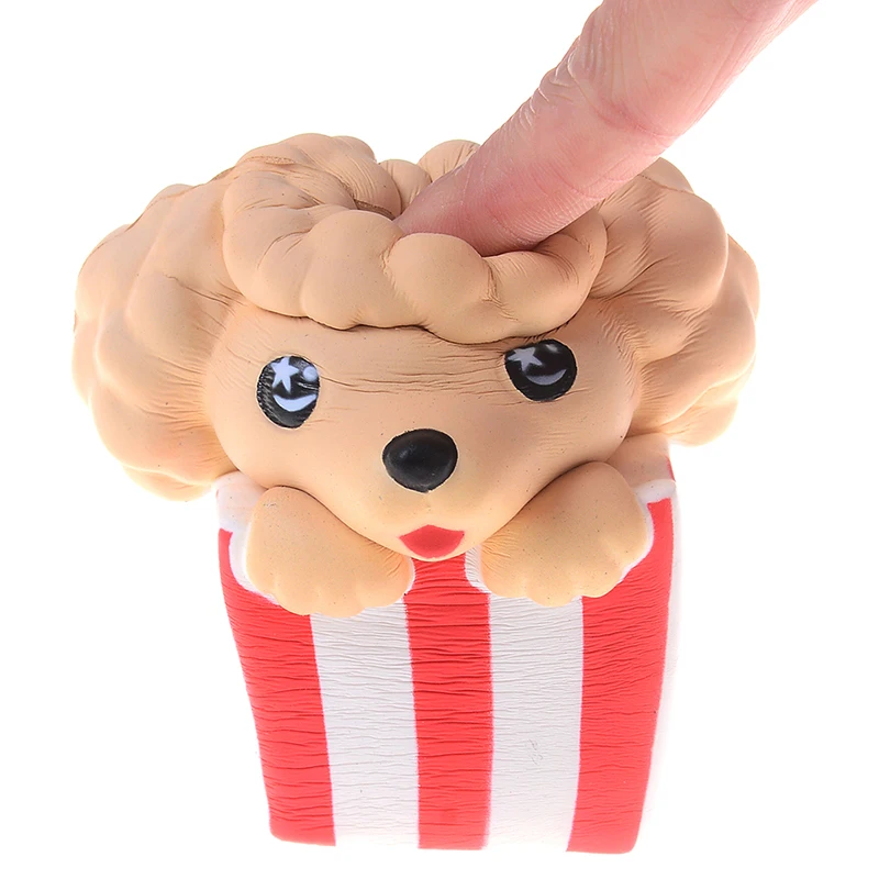 Kawaii Soft Squishies Dog Poodle Toy Slow Rising Relieves Stress
