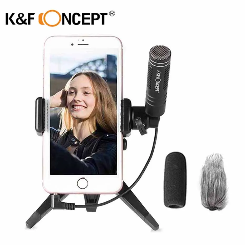 Mini Recording Microphone Condenser Handheld Mic for iPhone Android