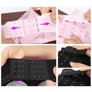 

Stylish Bar 3PCS Extender Increase Your Intimates Size Hooks DIY Women Pack Soft Comfortable 3 Row By 4 Hooks Bra Extender 3*0