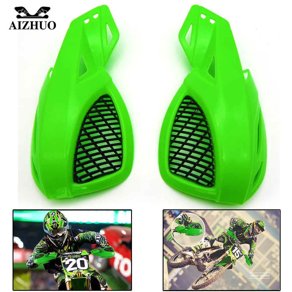 Motorcycle Brush Bar Hand Guards HandGuard Motorbike Parts Handle Guards Dirt Bike for Kawasaki KX65 KX85 100 KX125 250 KX250F