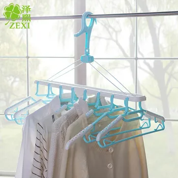 

2017 New Multi-functional Retractable Adult Dual-use Racks Export Windproof Storage Racks 8 In 1 Drying Racks
